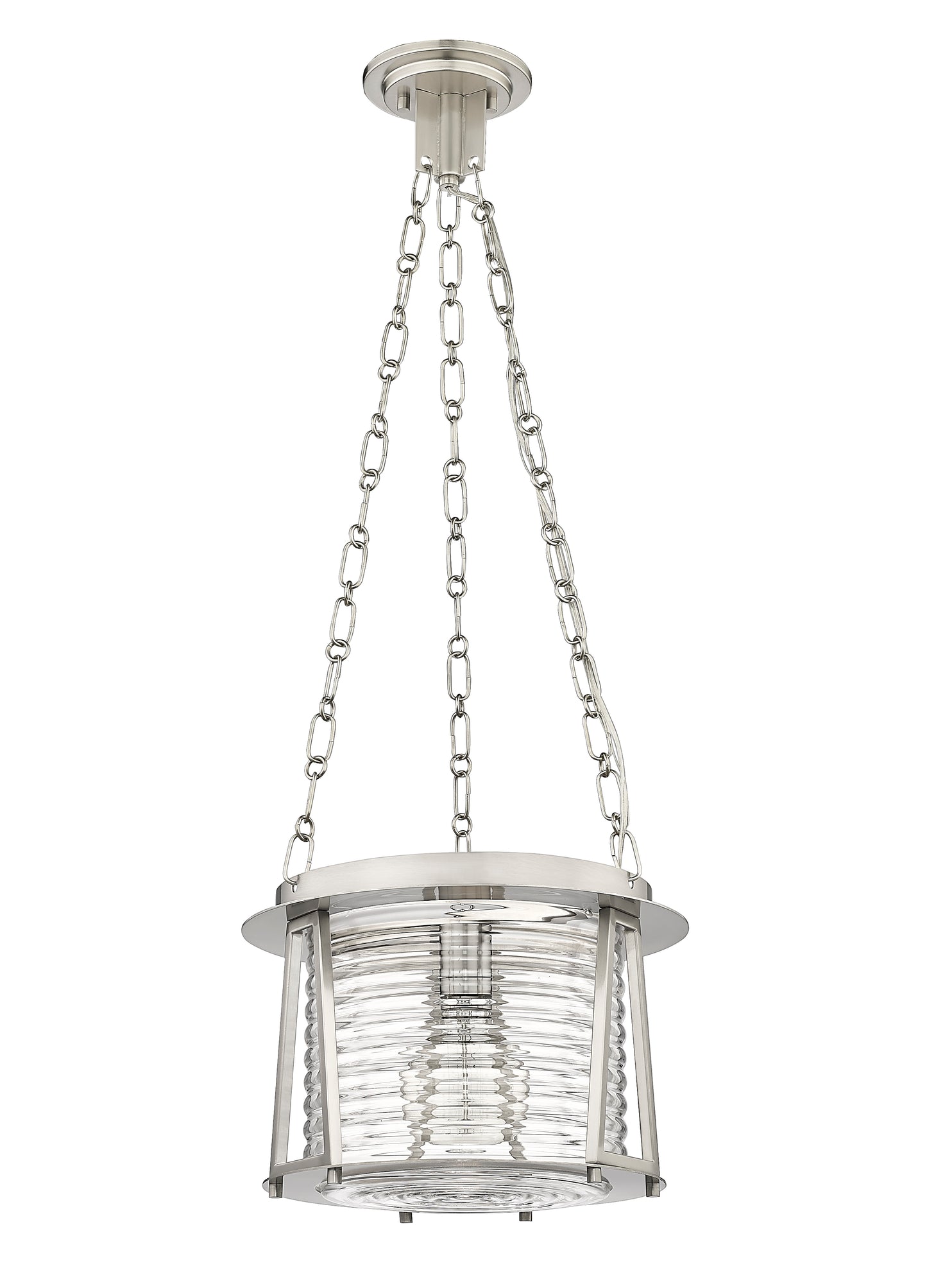 7503P13-BN - Cape Harbor 1 Light 13" Pendant - Brushed Nickel