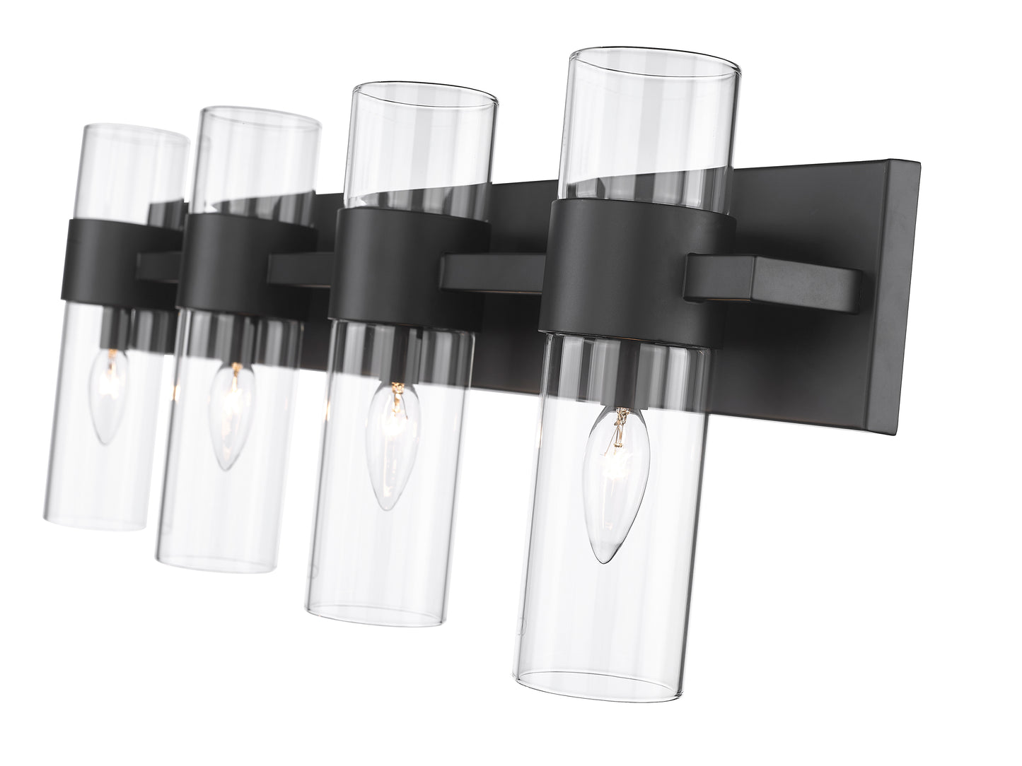 343-4V-MB - Lawson 4 Light 32" Vanity - Matte Black