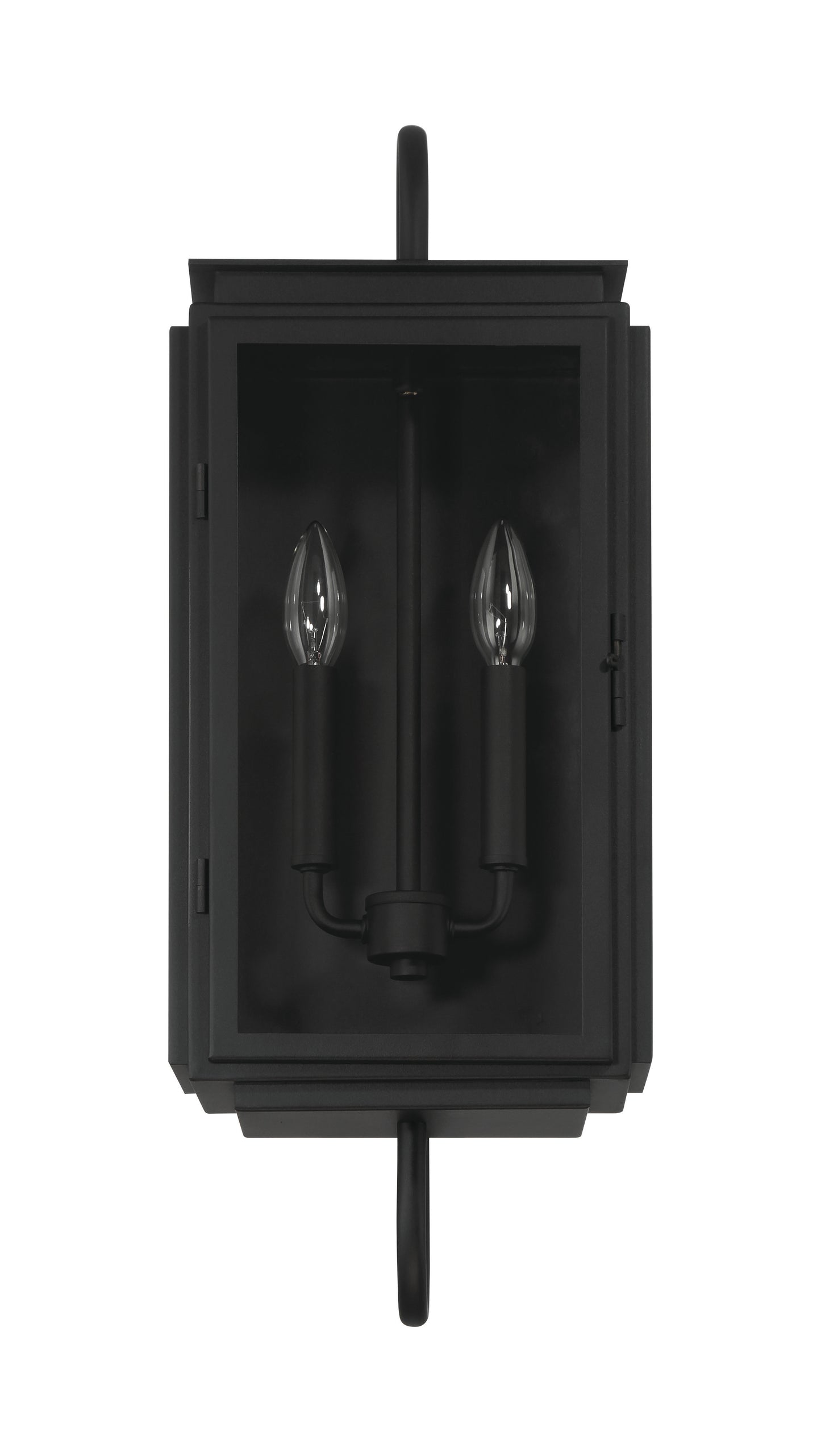 ZA7710-TB - Irving 2 Light 24" High Outdoor Wall Lantern - Textured Black