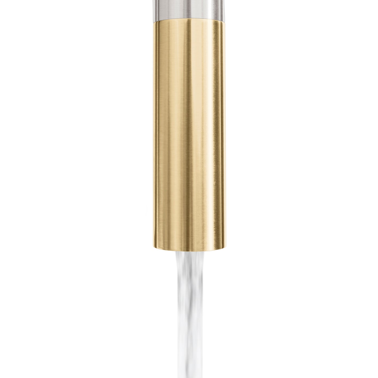 GEM-KF-ZBNCB - Autograph Edition Gemini Pull Down Single Handle Kitchen Faucet in Brushed Nickel and Champagne Bronze