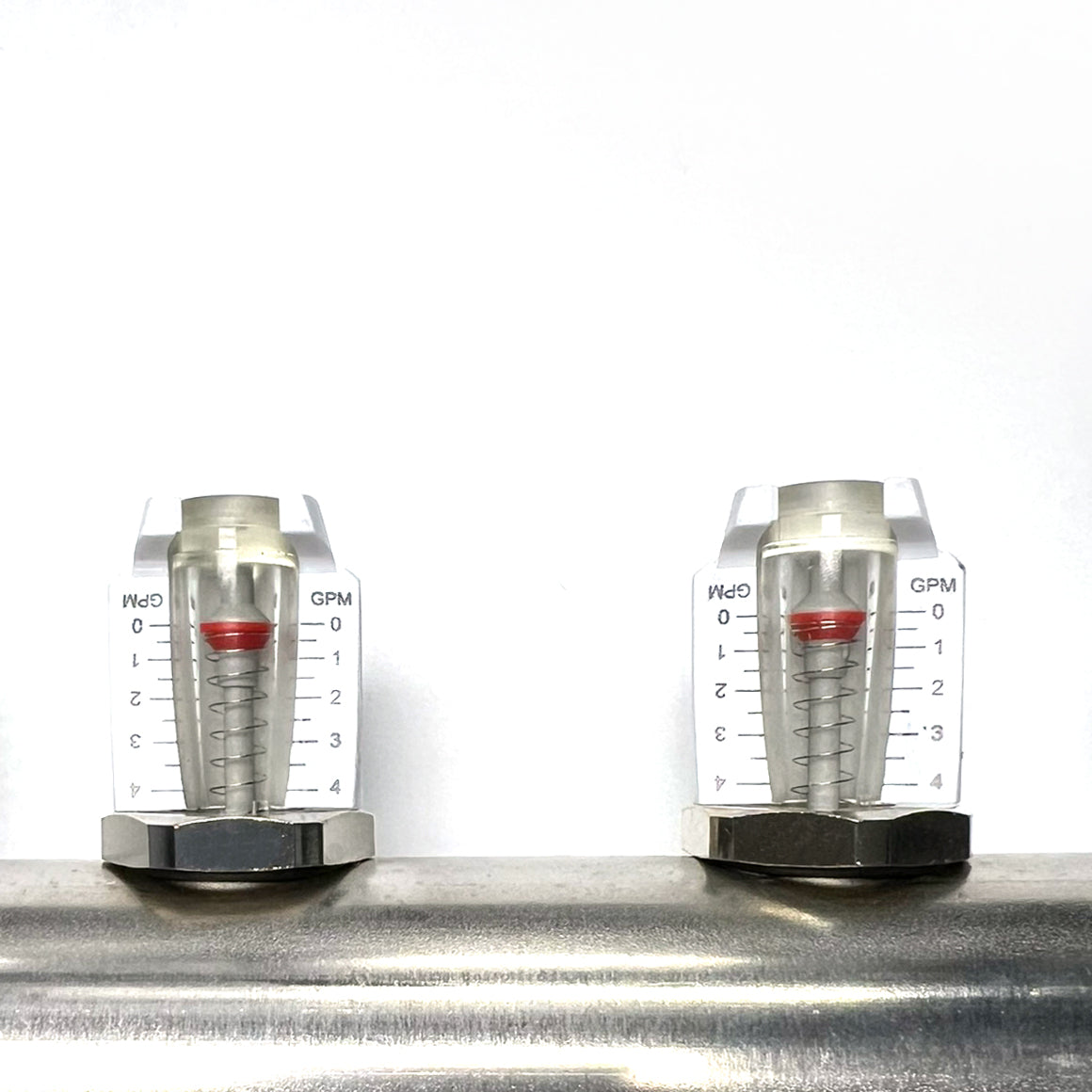 343374-001 - PRO-BALANCE 1-1/4" Stainless Steel Manifold With Gauges - 3 Outlet