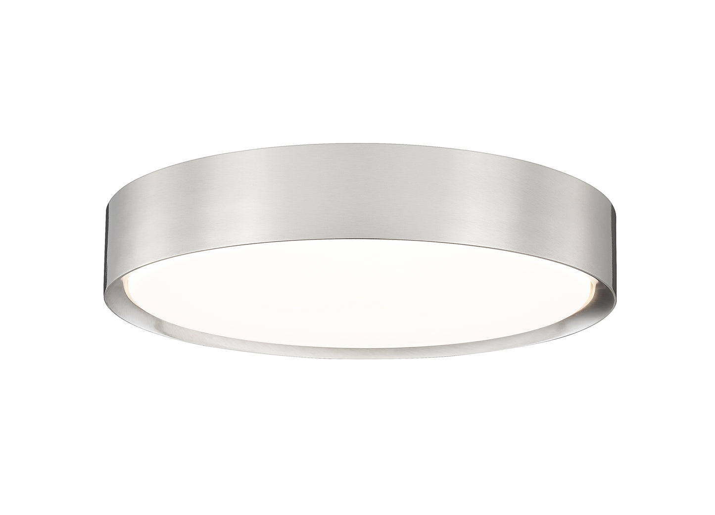 1014F16-BN-LED - Kawan 1 Light Flush 16" Mount - Brushed Nickel