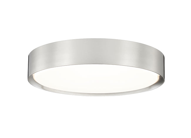 1014F16-BN-LED - Kawan 1 Light Flush 16" Mount - Brushed Nickel