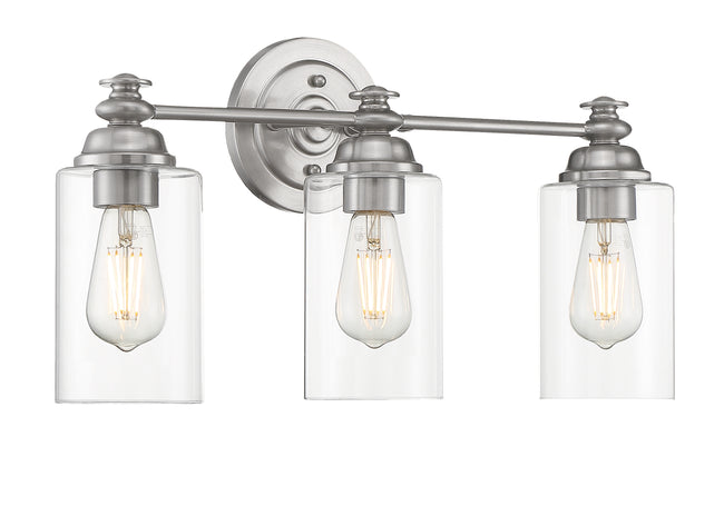 49803-BNK-C - Dardyn 3 Light 22" Wide Vanity Light - Brushed Nickel
