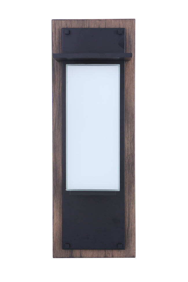 ZA2512-WBMN-LED - Heights 1 Light 20" High Outdoor Wall Lantern - Whiskey Barrel / Midnight