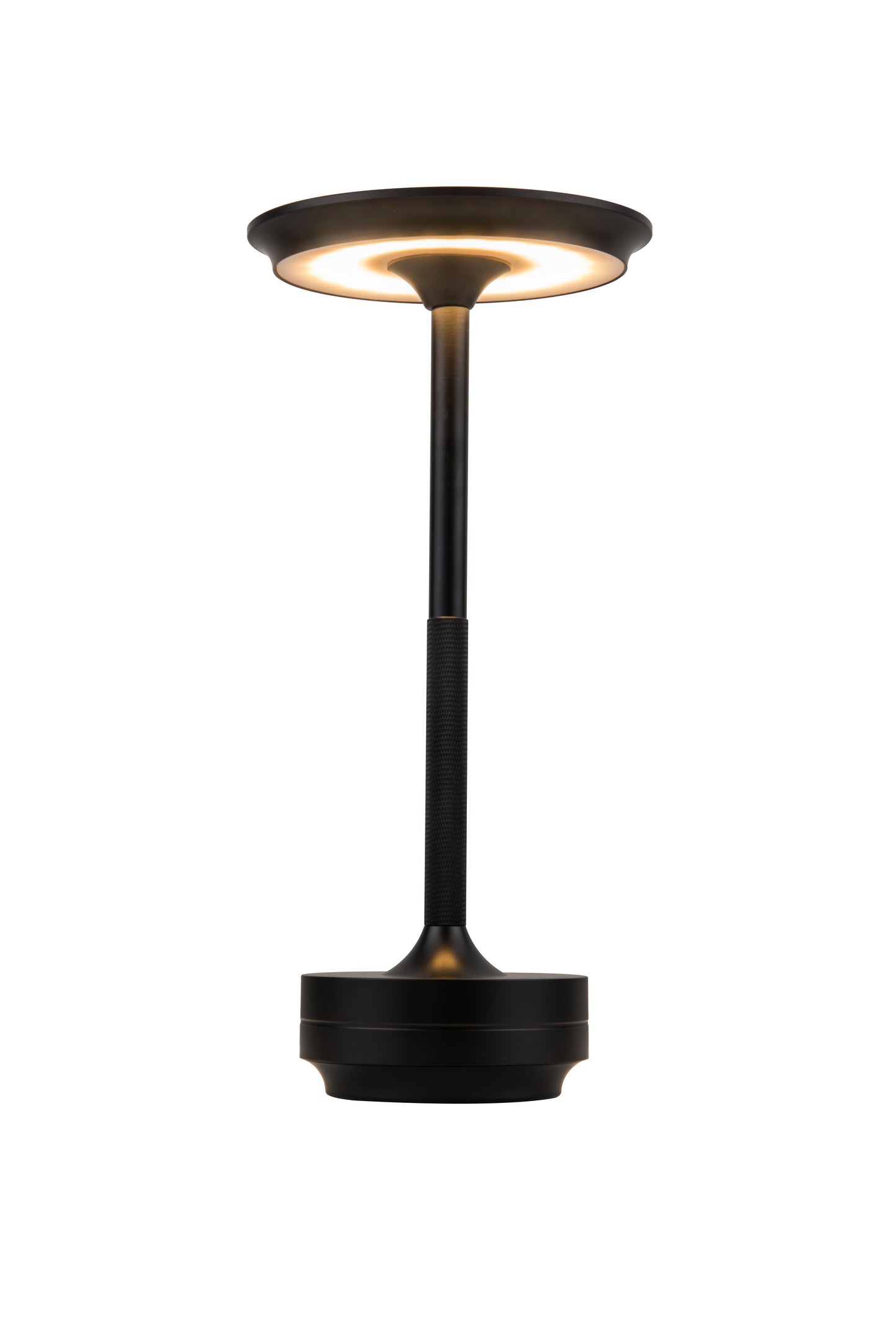 86294FB-TR - Riki 1 Light 11" High LED Rechargeable Lamp - Flat Black