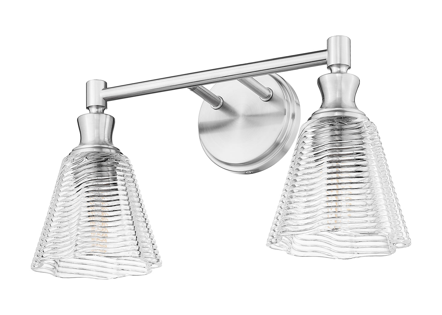7704-2V-BN - Auden 2 Light 18" Vanity - Brushed Nickel