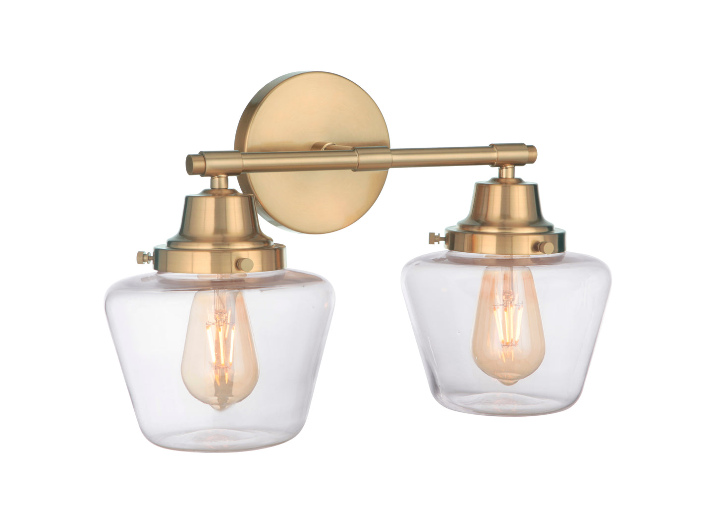 19518SB2 - Essex 2 Light 18" Wide Vanity Light - Satin Brass