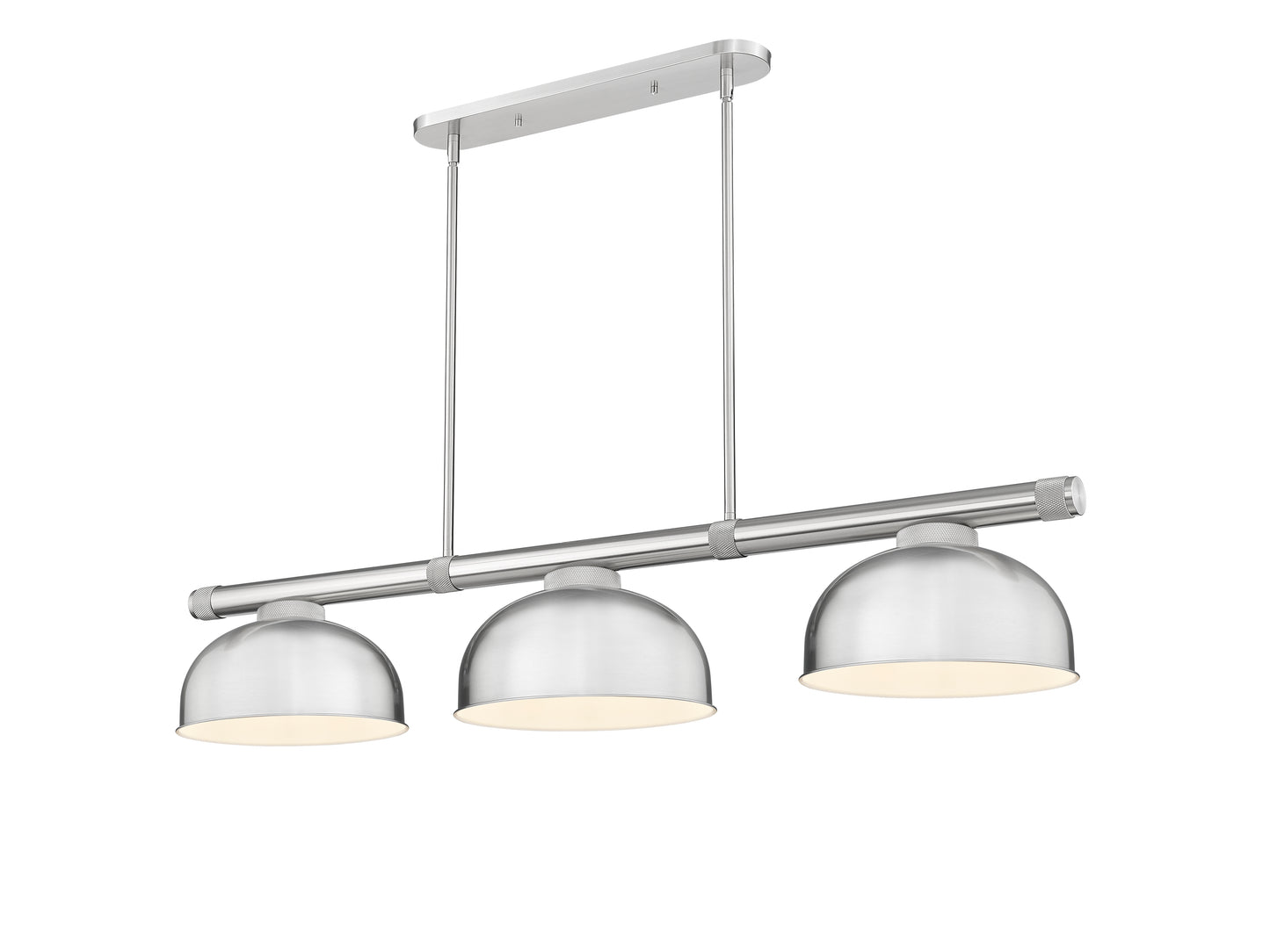 3050-3BN-D13BN - Vanguard 3 Light 58" Billiard - Brushed Nickel