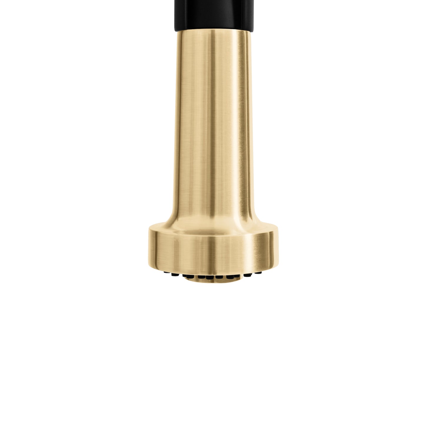APL-KF-ZMBCB - Autograph Edition Apollo Pull Down Spring Single Handle Kitchen Faucet in Matte Black and Champagne Bronze