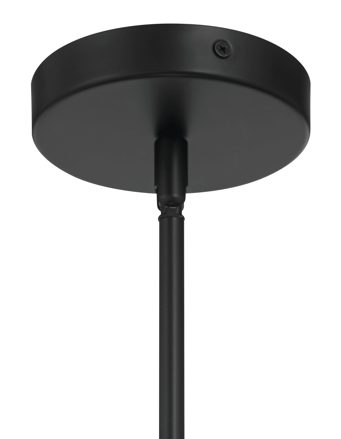 58596-FBWAL - Serena 6 Light 24" Wide Pendant - Flat Black / Walnut