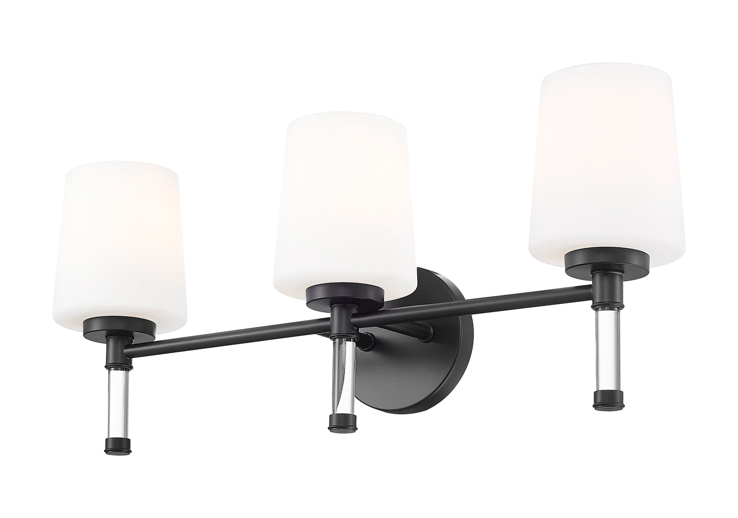 7700-3V-MB - Henri 3 Light 24" Vanity - Matte Black