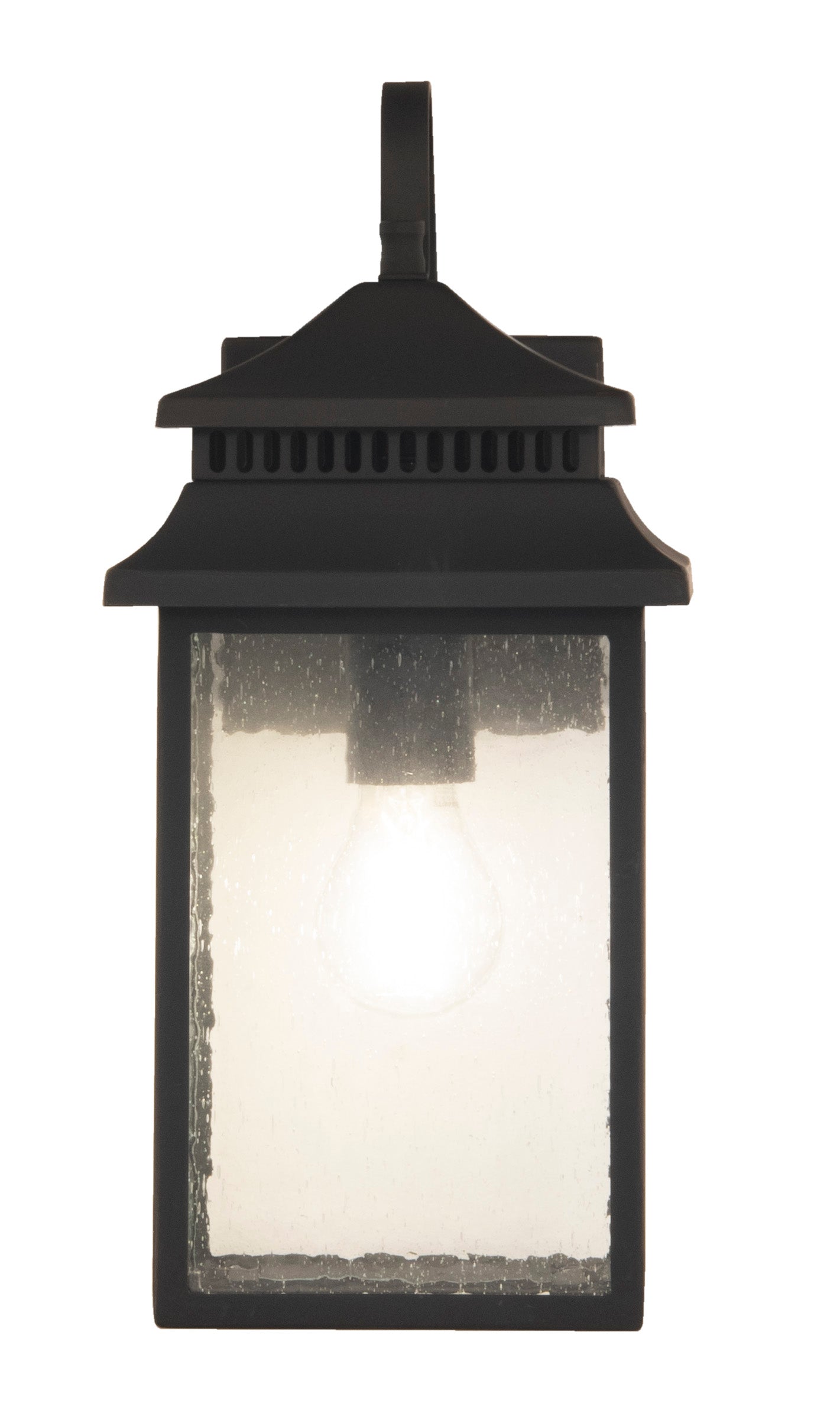 ZA3104-DBG - Crossbend 1 Light 15" High Outdoor Wall Lantern - Dark Bronze Gilded