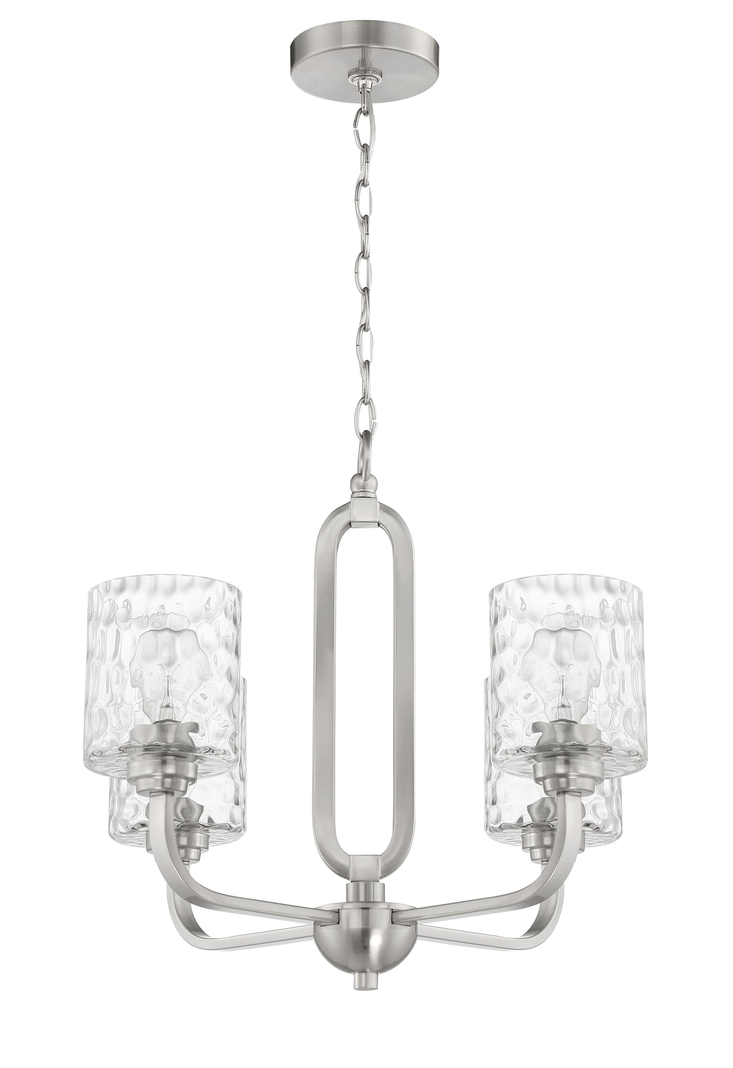 54224-BNK - Collins 4 Light 24" Wide Chandelier - Brushed Nickel