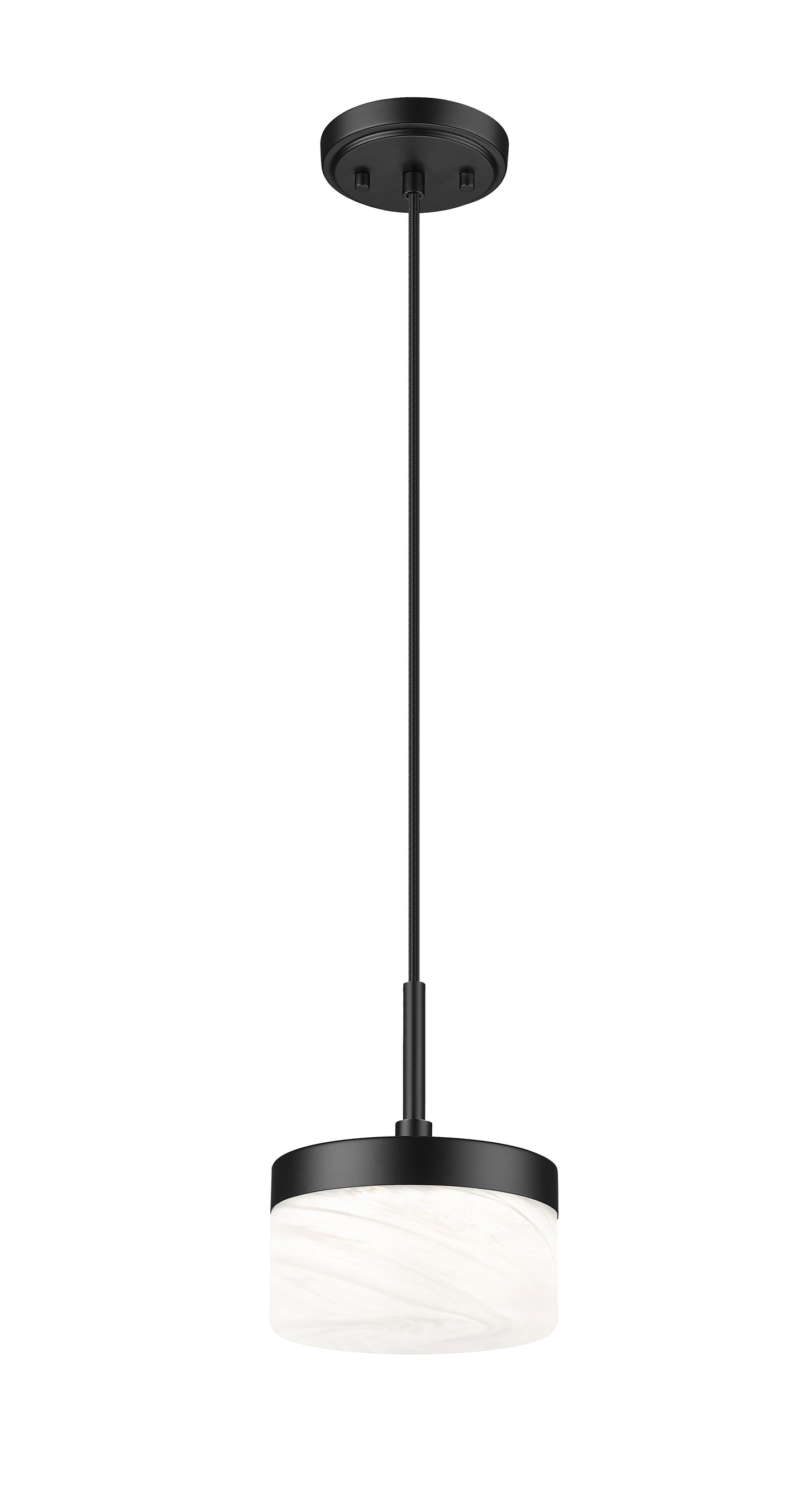 827P6-MB-LED - Renaud 1 Light 7" Pendant - Matte Black