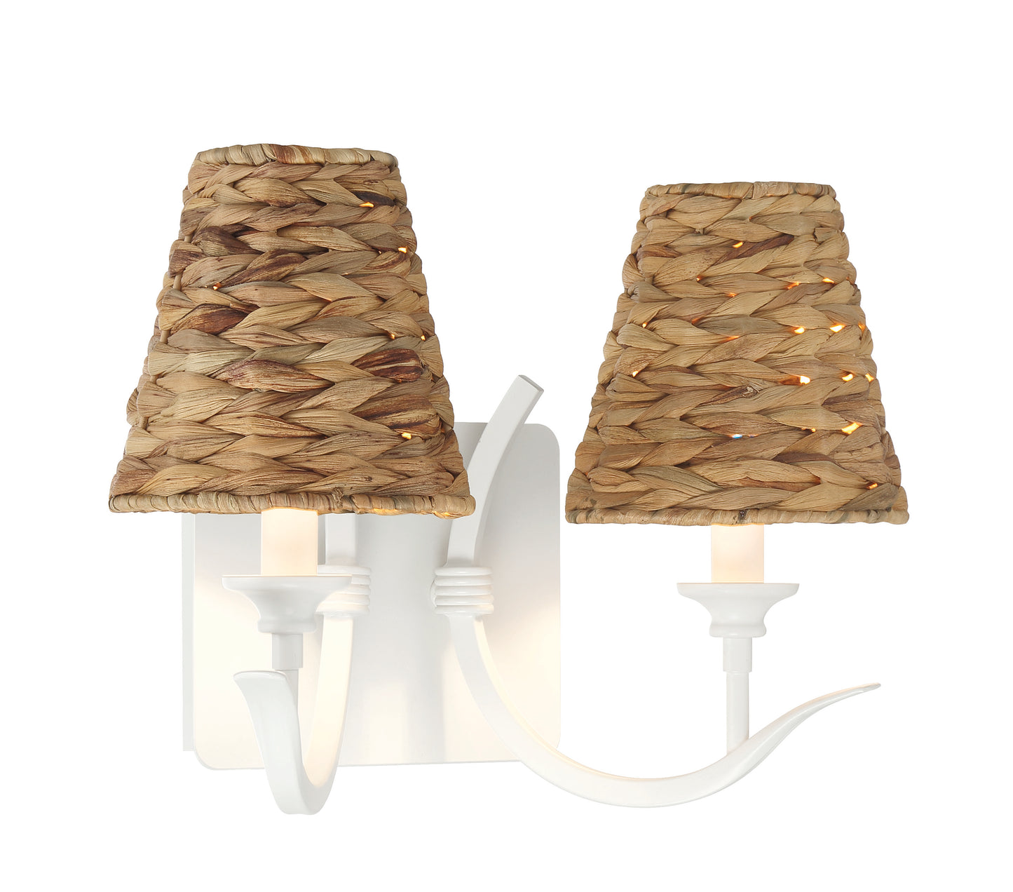 58362-MWW - Kokomo 2 Light 10.13" High Wall Sconce - Matte White