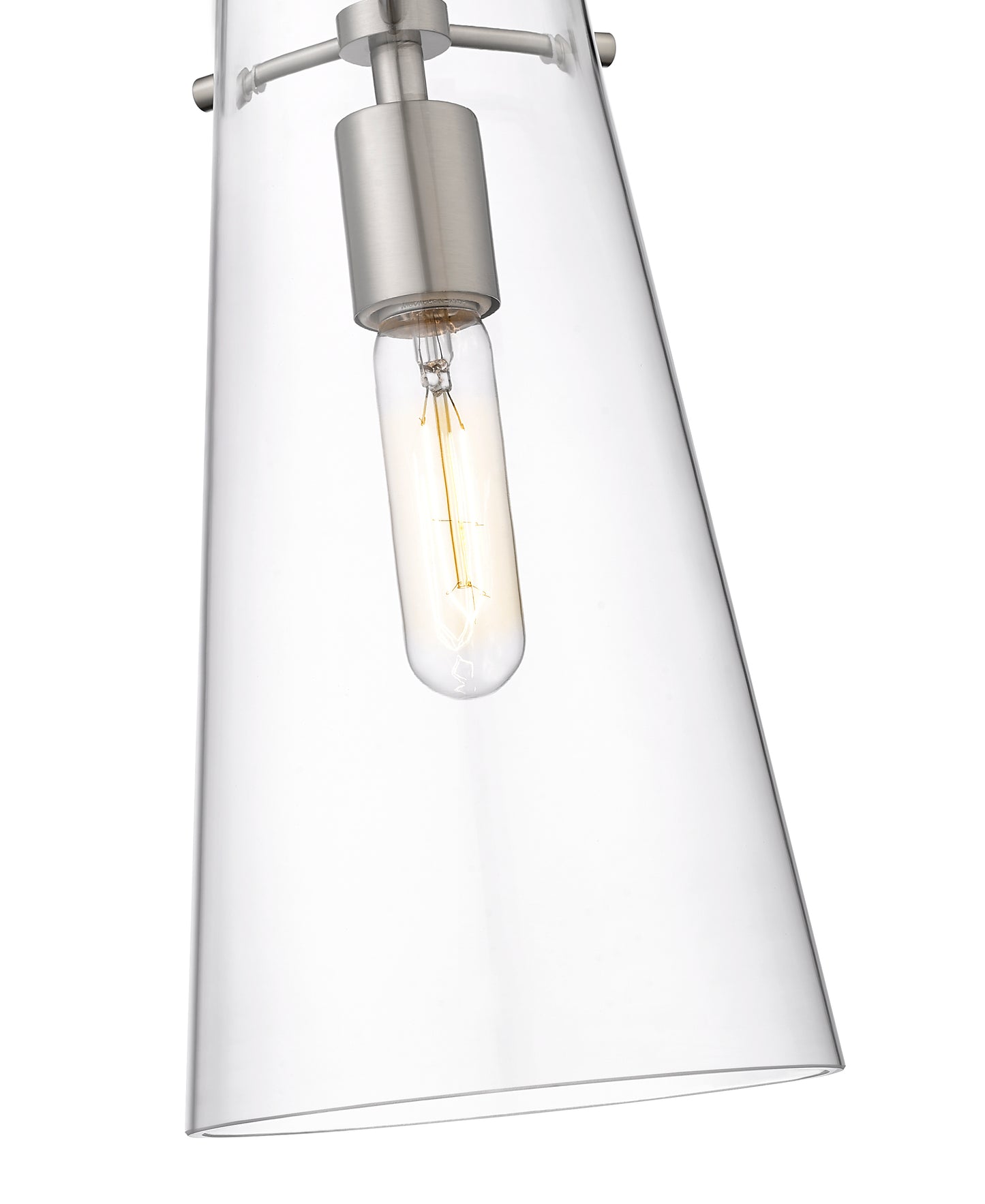 7508P-ROD-BN - Kira 1 Light 6" Pendant - Brushed Nickel
