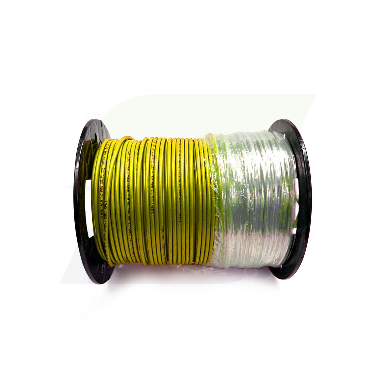 DTY-3012-500 - 12 AWG 30 mil Solid Copper Yellow Tracer Wire - 500 ft Roll