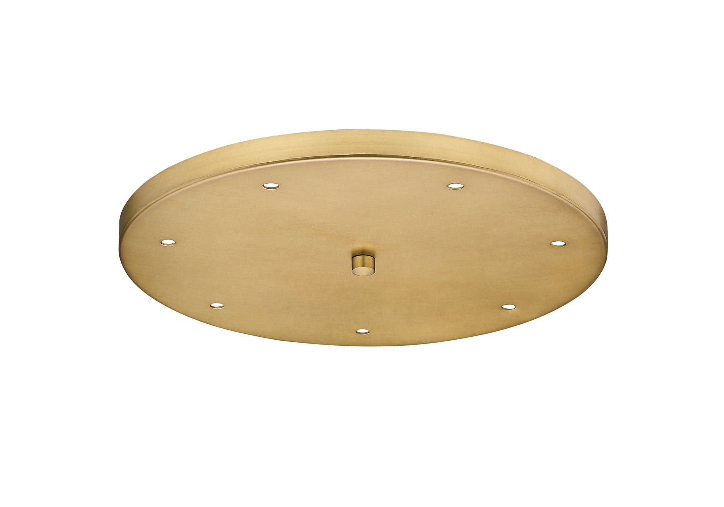CP1807R-MGLD - Multi Point Canopy 7 Light Ceiling 18" Plate - Modern Gold