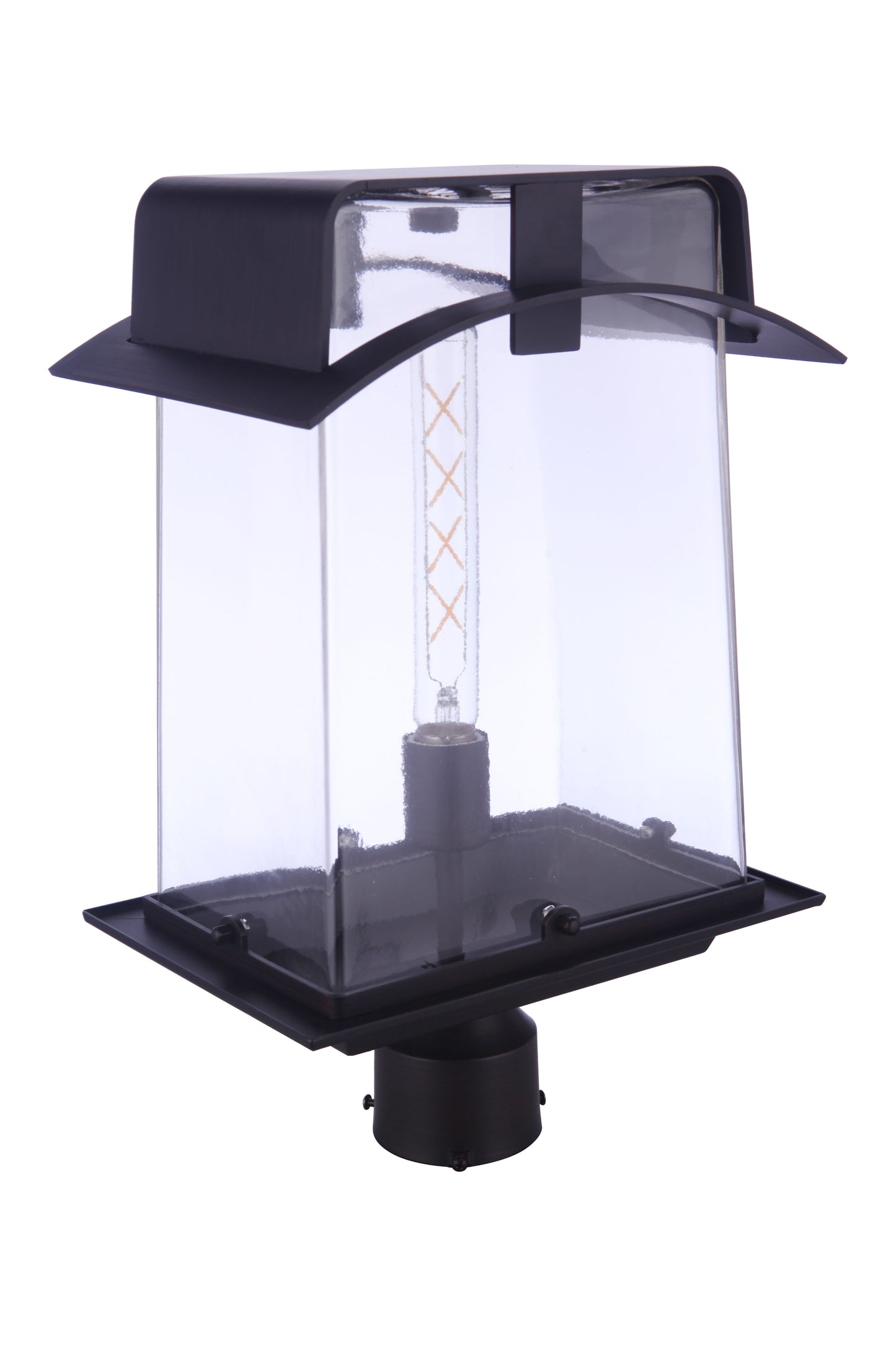 ZA6025-ABZ - Smithy 1 Light 18" High Outdoor Post - Aged Bronze Brushed