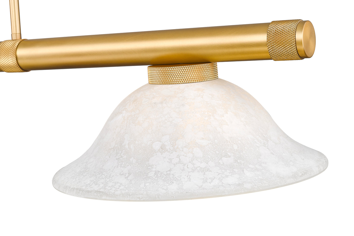 3050-3RB-WM16 - Vanguard 3 Light 58" Billiard - Rubbed Brass