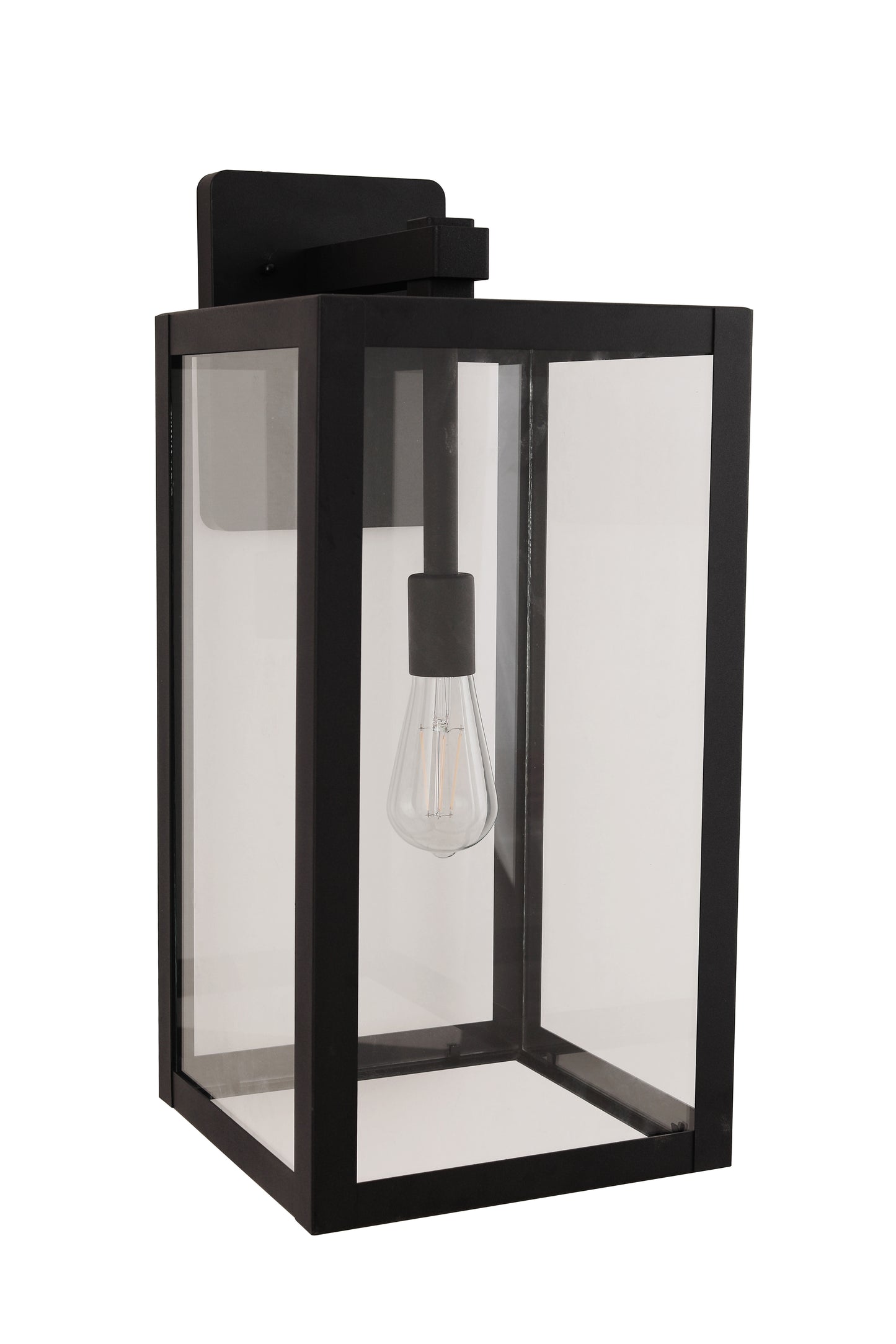 ZA7134-TB - Harris 1 Light 22" High Outdoor Wall Lantern - Textured Black