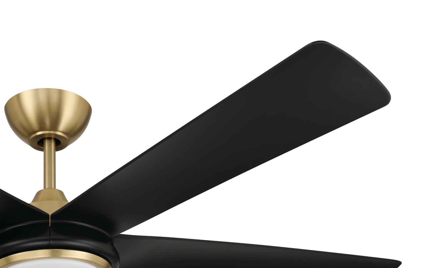 FRY52SBFB5 - Frye 52" 5-Blade Indoor ceiling Fan 52" 5 Blade Ceiling Fan with Light Kit - Satin Brass