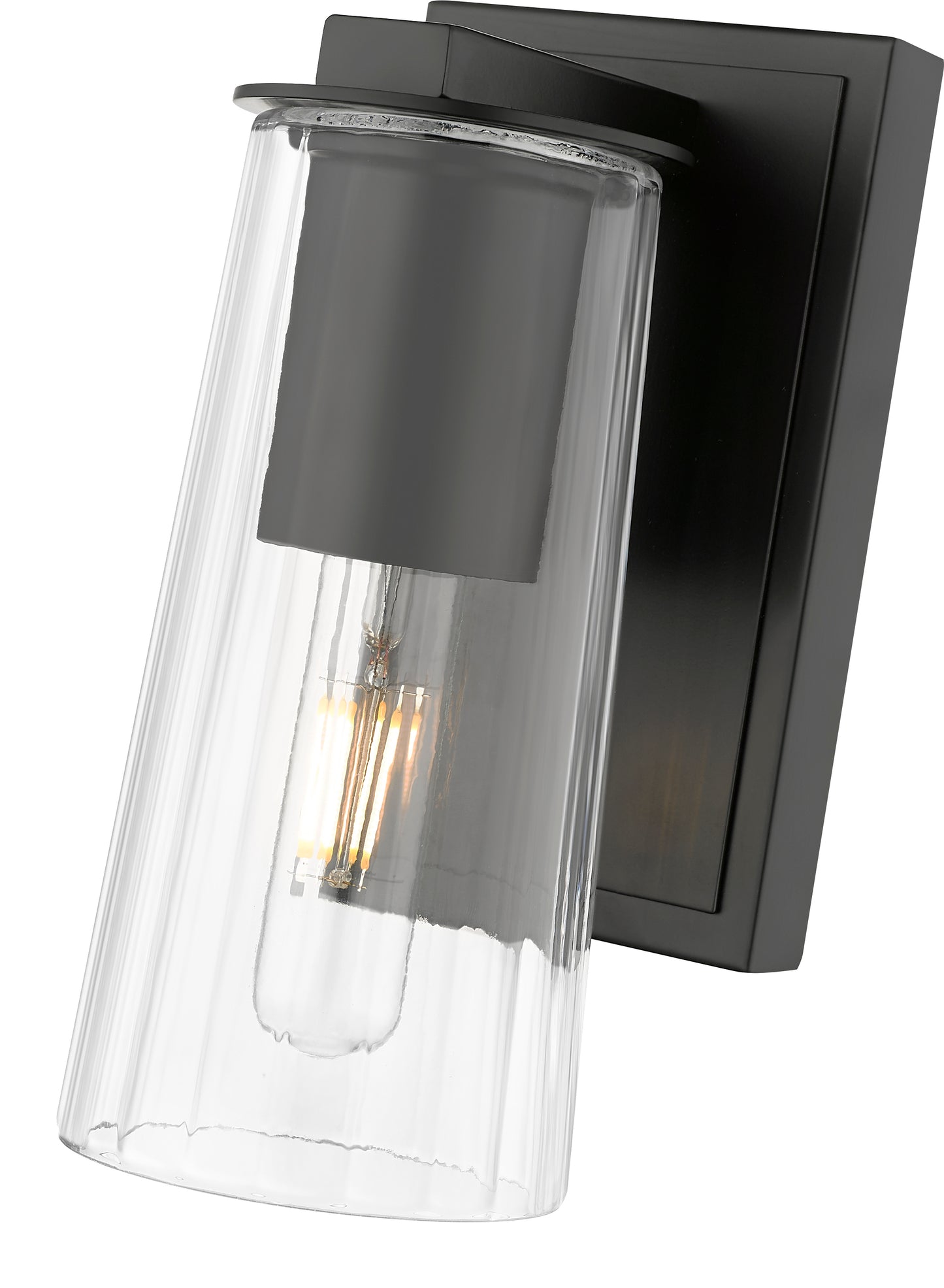 826-1S-MB - Titus 1 Light Wall 10" Sconce - Matte Black