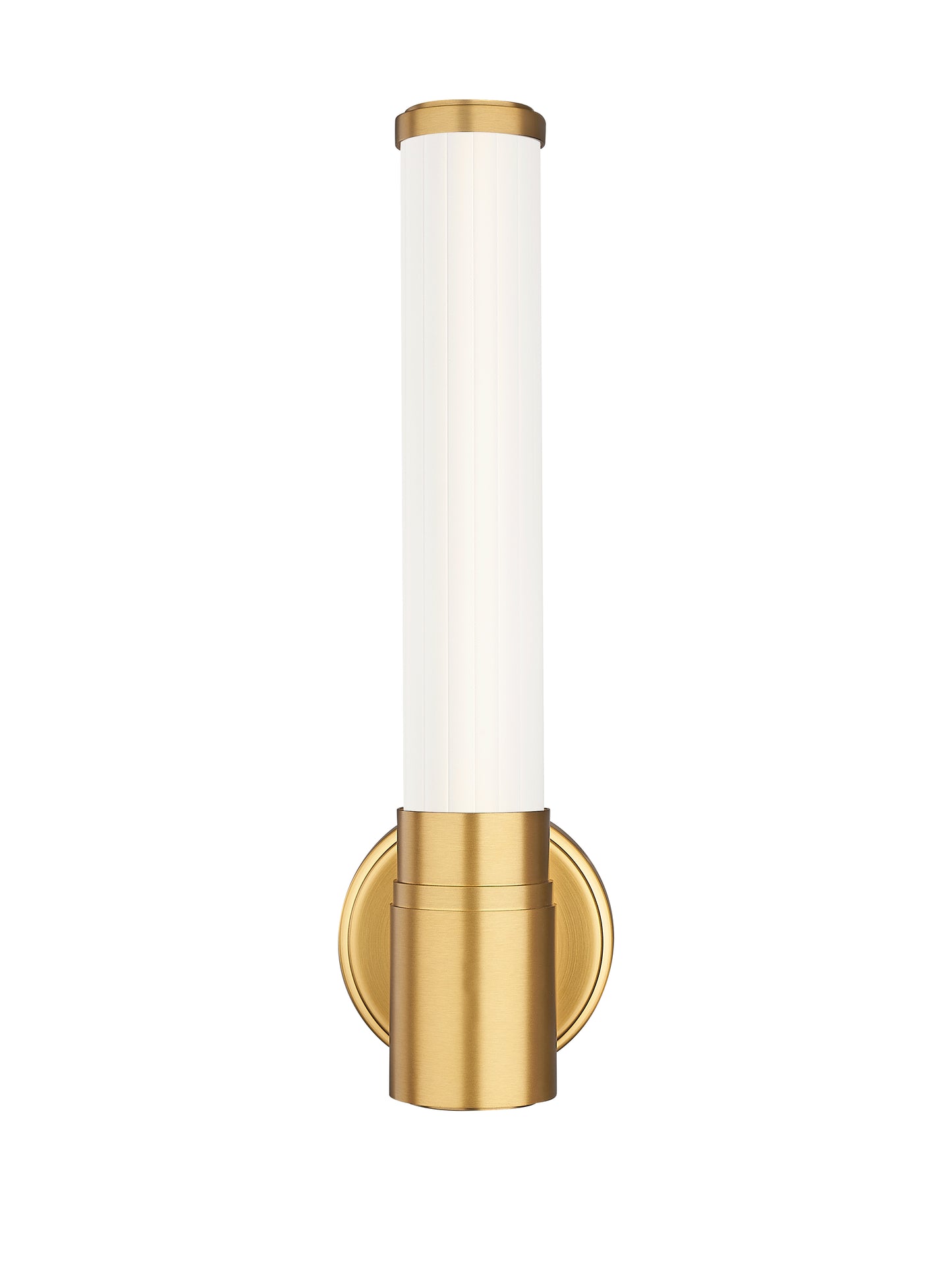 1020-1S-MGLD-LED - Warwick 1 Light Wall 16" Sconce - Modern Gold