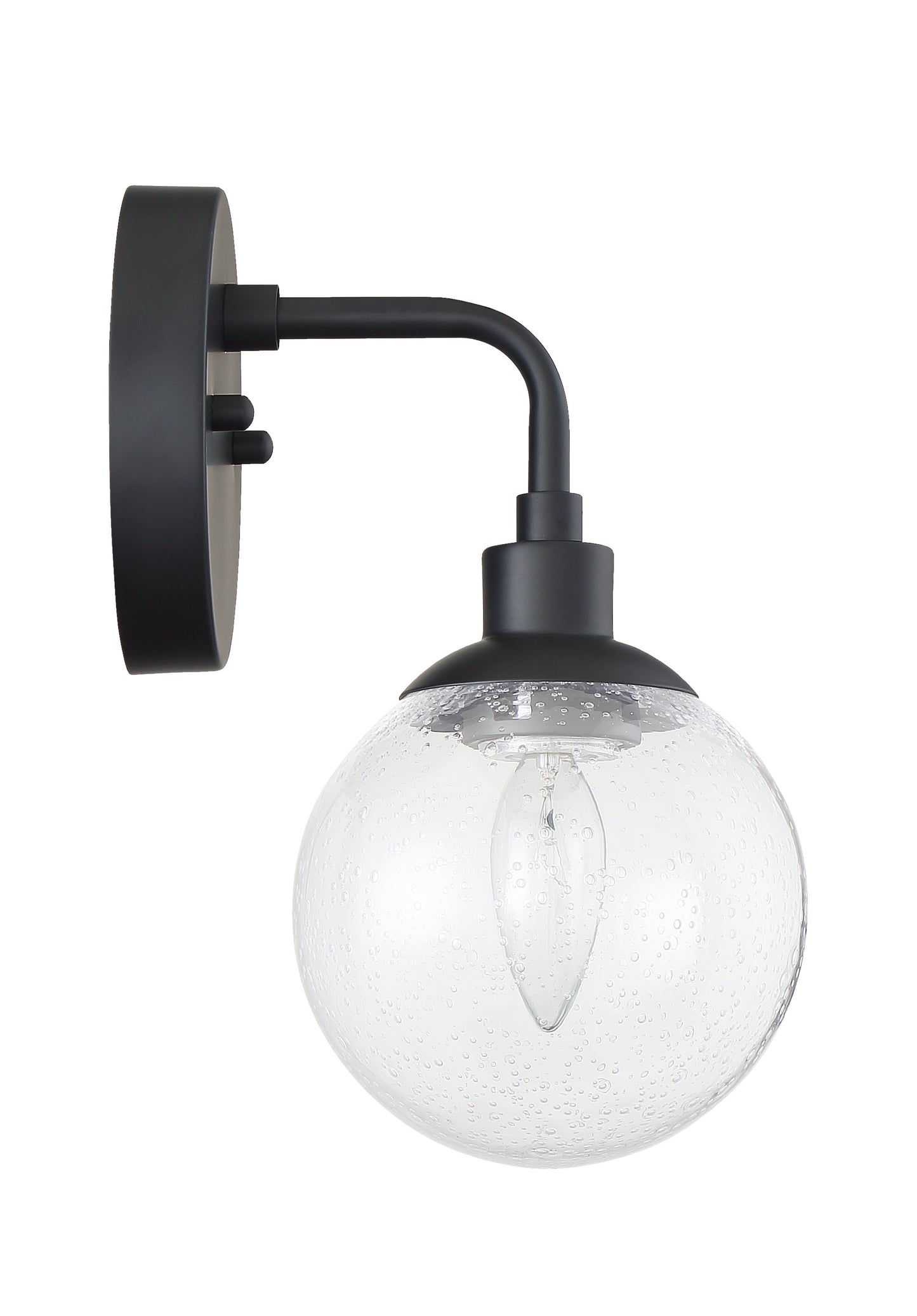 53301-FB - Que 1 Light 10.5" High Wall Sconce - Flat Black