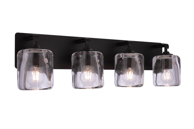20628FB4 - Andie 4 Light 28" Wide Vanity Light - Flat Black