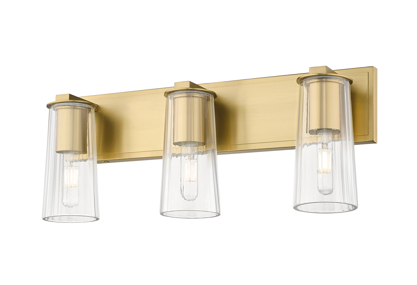 826-3V-MGLD - Titus 3 Light 24" Vanity - Modern Gold