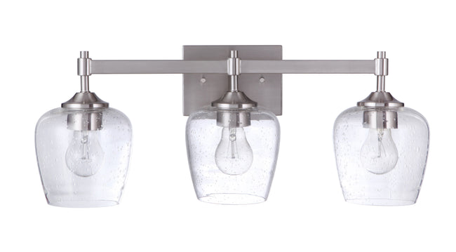 12422BNK3 - Stellen 3 Light 22" Wide Vanity Light - Brushed Nickel