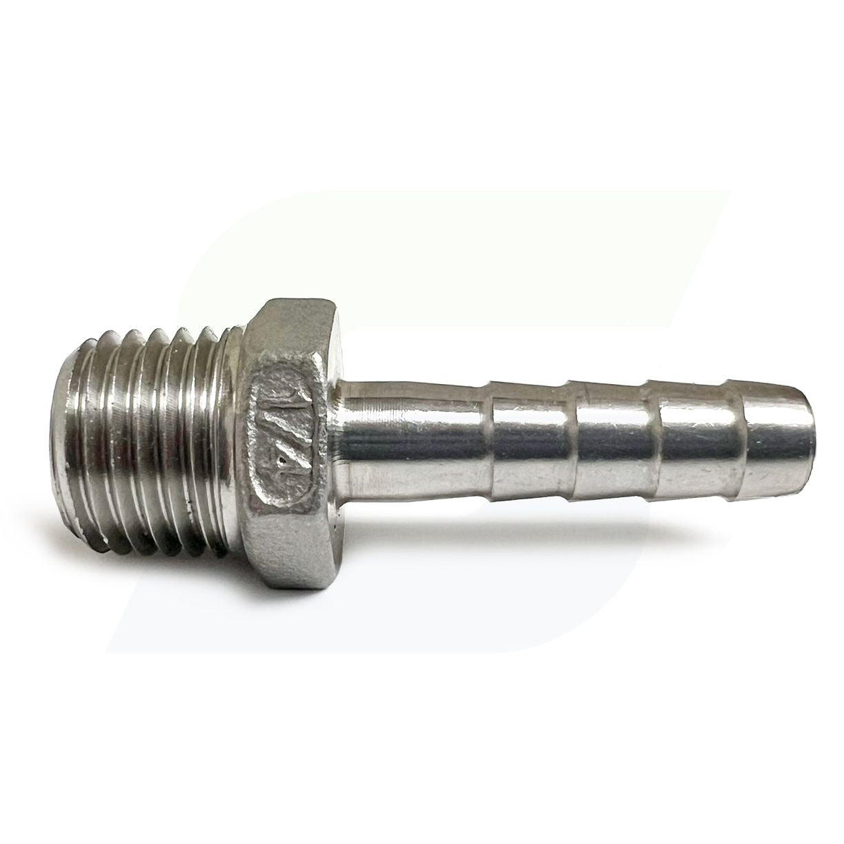 N400-025-025SS - 316 Stainless Hose Barb x Male NPT - 1/4" Hose x 1/4" Male NPT