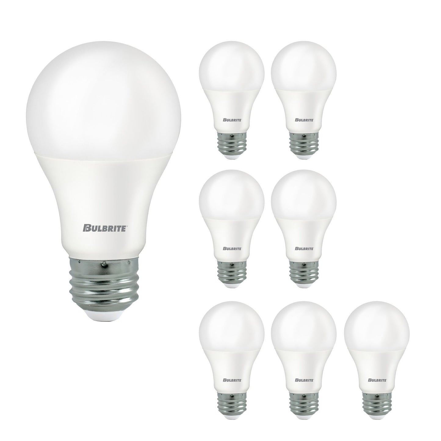 774246 - Frost A19 LED Light Bulb - 9 Watt - 5000K - 8 Pack