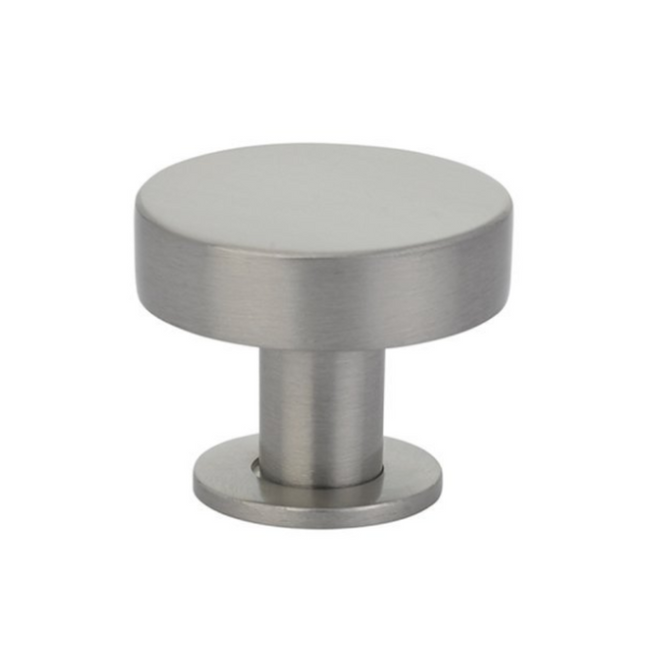 86323US15 - Cadet 1-3/4 Inch Mushroom Cabinet Knob - Mid Century Modern Collection - Satin Nickel