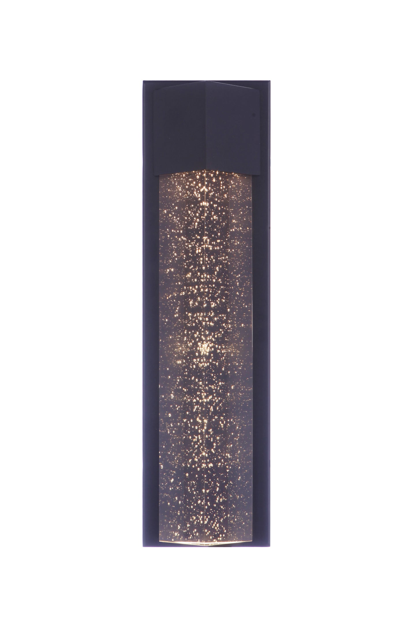 ZA6212-MN-LED - Tony 17" High Outdoor Pocket Sconce - Midnight