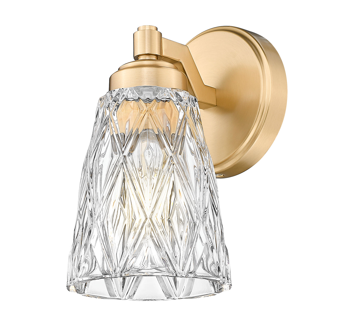 1960-1S-MGLD - Andree 1 Light Wall 9" Sconce - Modern Gold