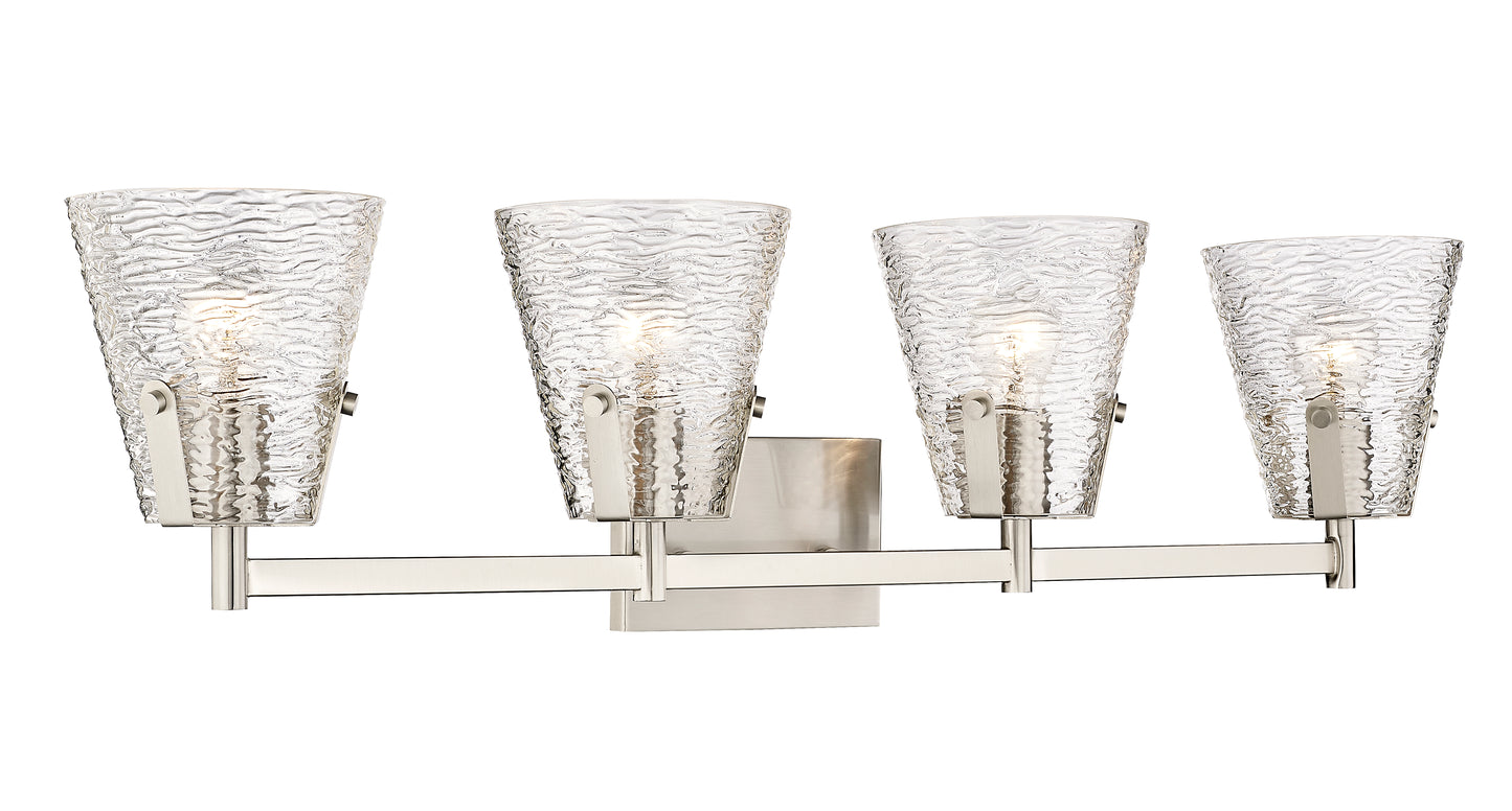 1101-4V-BN - Analia 4 Light 36" Vanity - Brushed Nickel