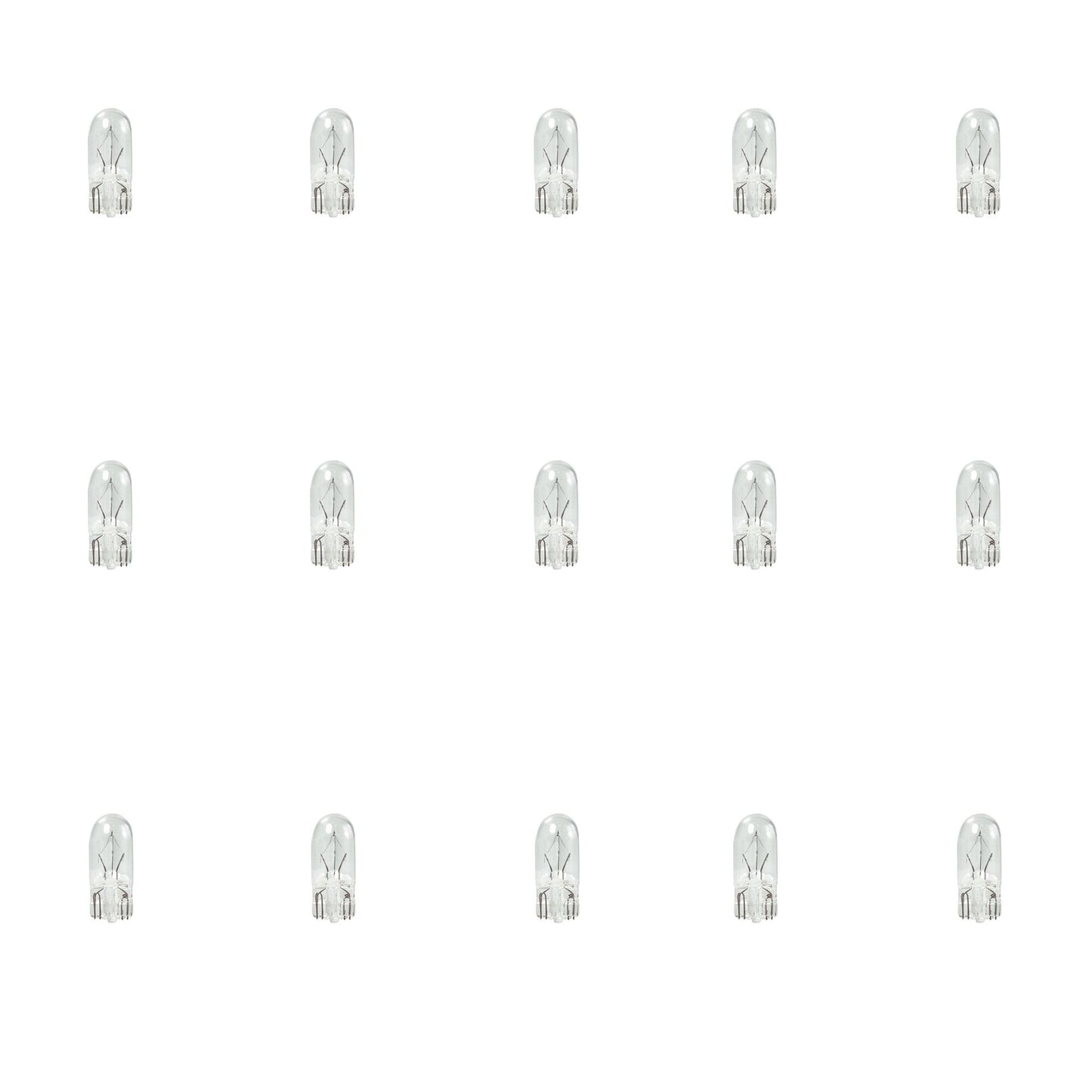 715505 - Dimmable Clear T3.25 Krypton/Xenon WEDGE Base Light Bulb - 5 Watt - 2800K - 15 Pack