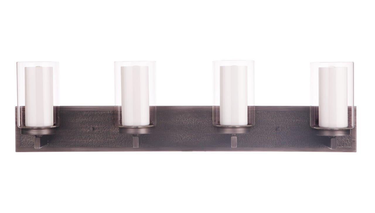 11633NIVNI4 - Texture 4 Light 33" Wide Vanity Light - Natural Iron / Vintage Iron