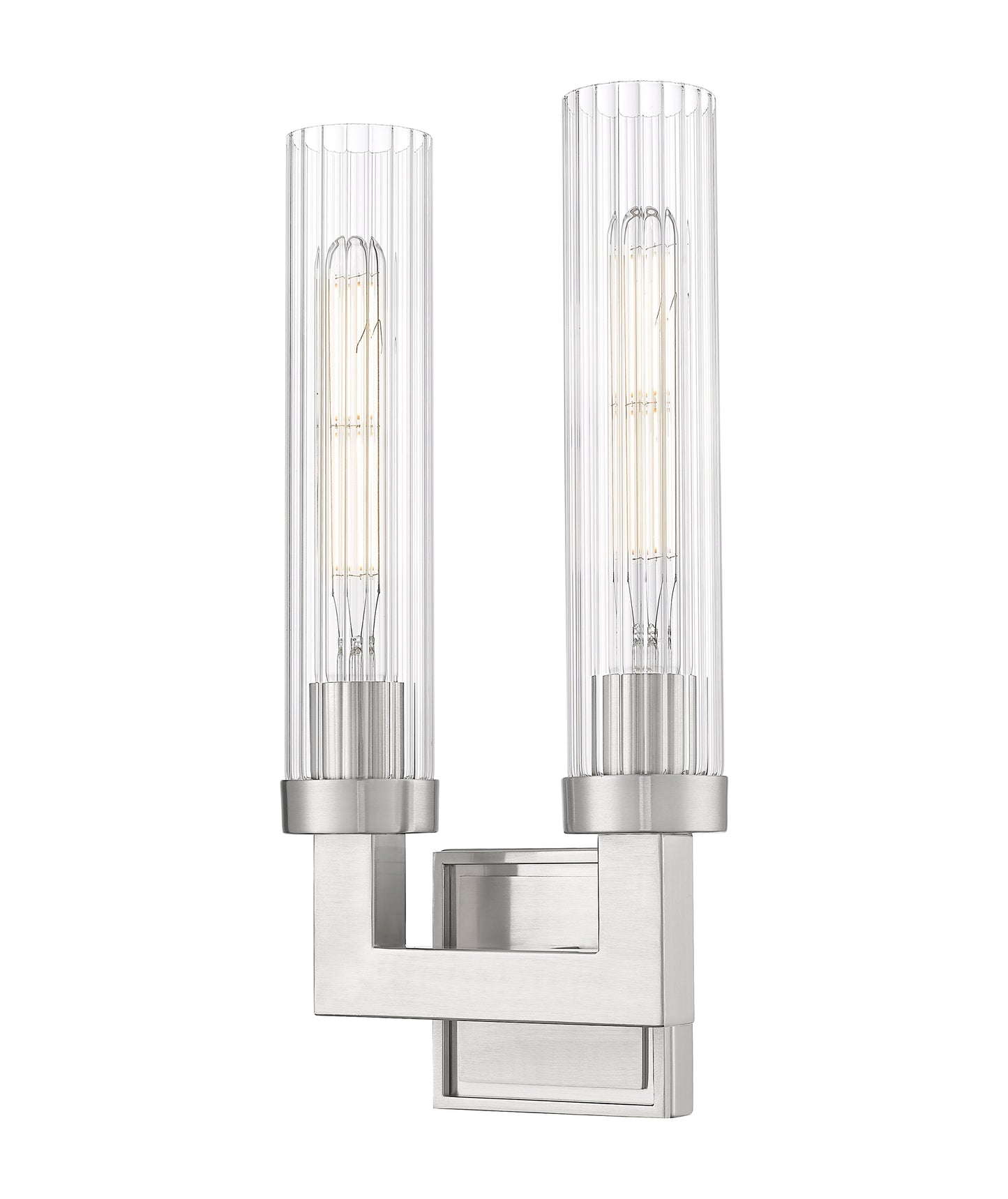740-2S-BN - Beau 2 Light Wall 17" Sconce - Brushed Nickel