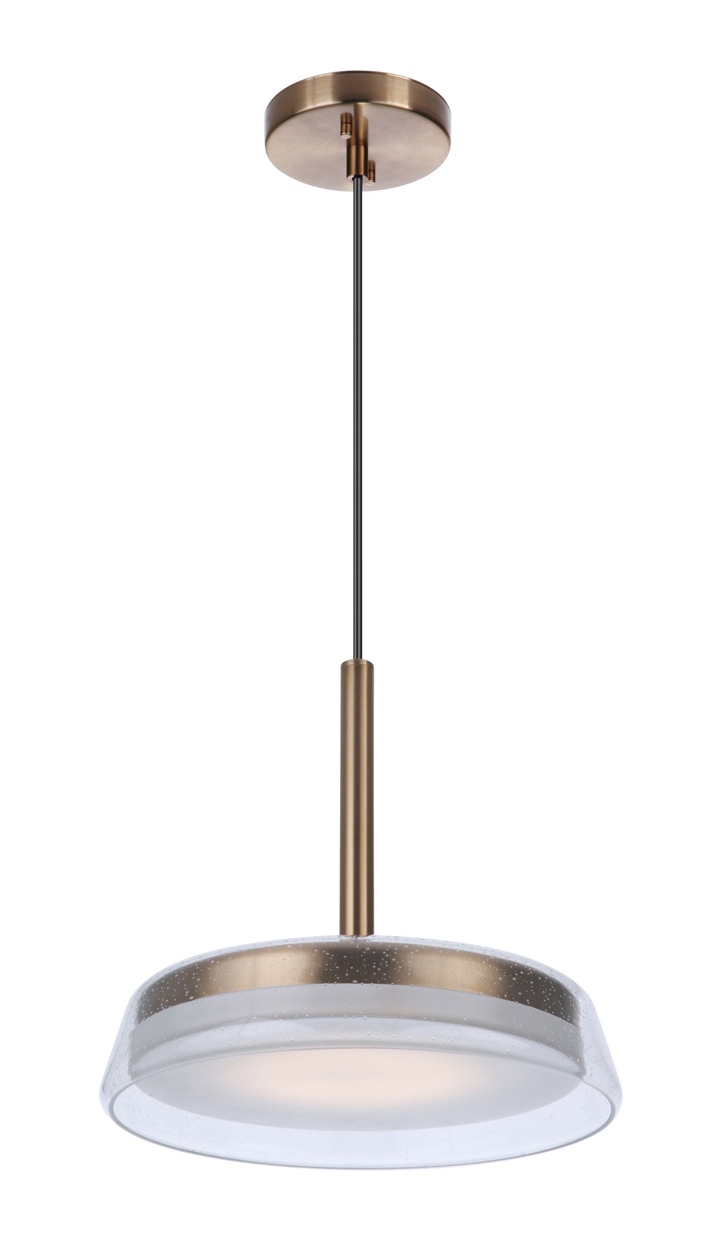 55192-SB-LED - Centric 1 Light 14" Wide Pendant - Satin Brass