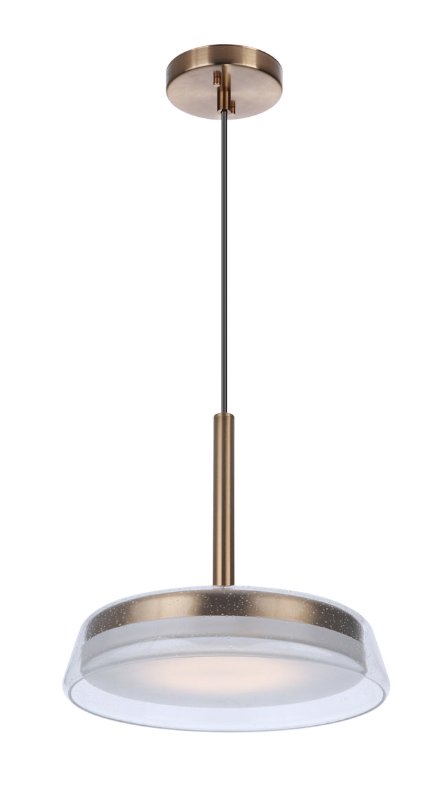 55192-SB-LED - Centric 1 Light 14" Wide Pendant - Satin Brass