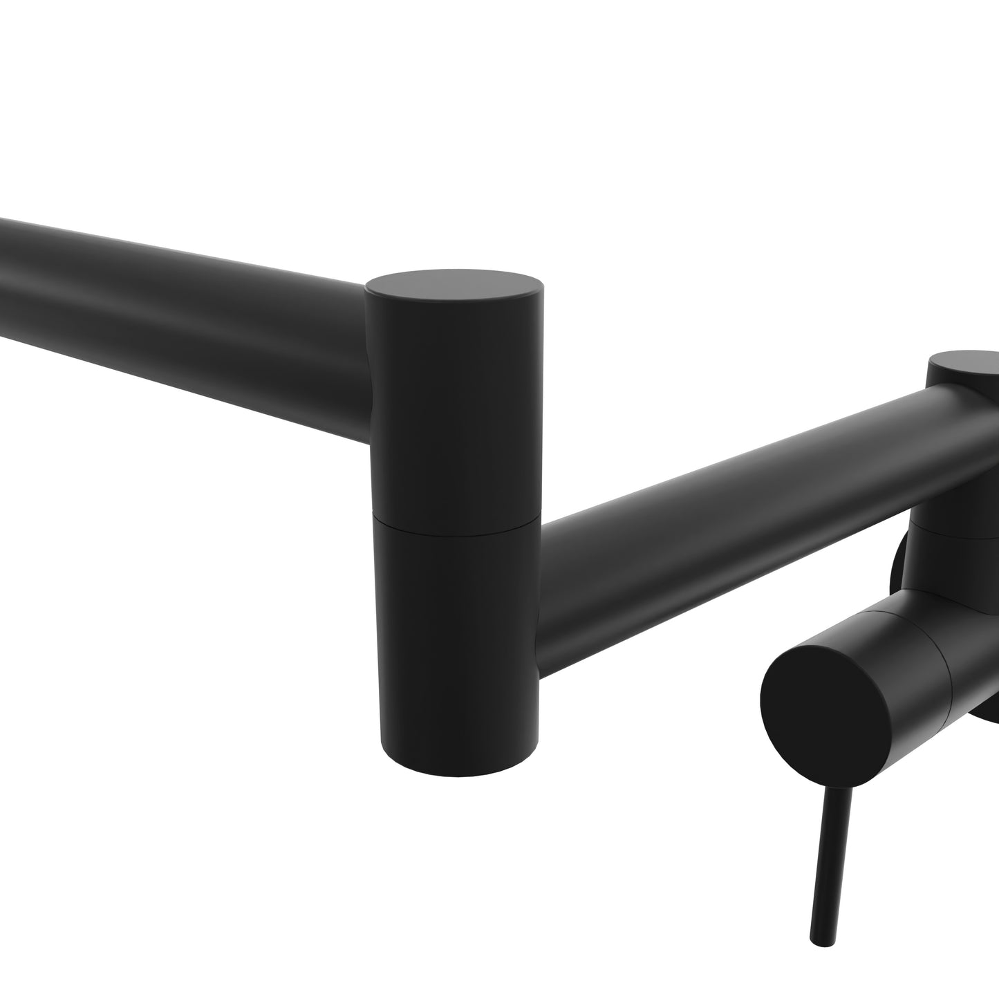 GEM-FPF-MB - Gemini Pot Filler in Matte Black