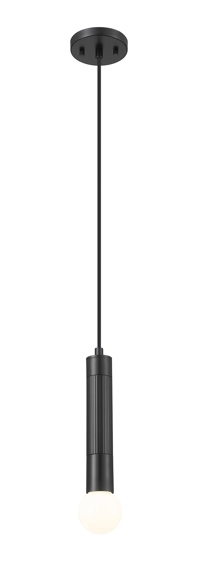 1956P-MB - Stari 1 Light 5" Pendant - Matte Black