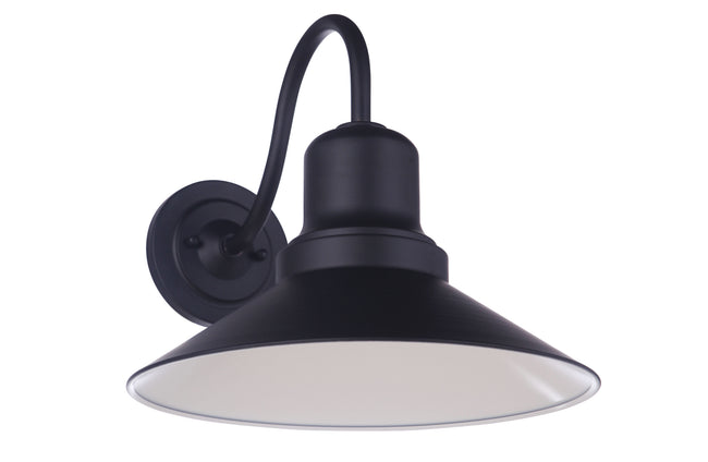 ZA5414-MN - Singleton 1 Light 13" High Outdoor Wall Lantern - Midnight