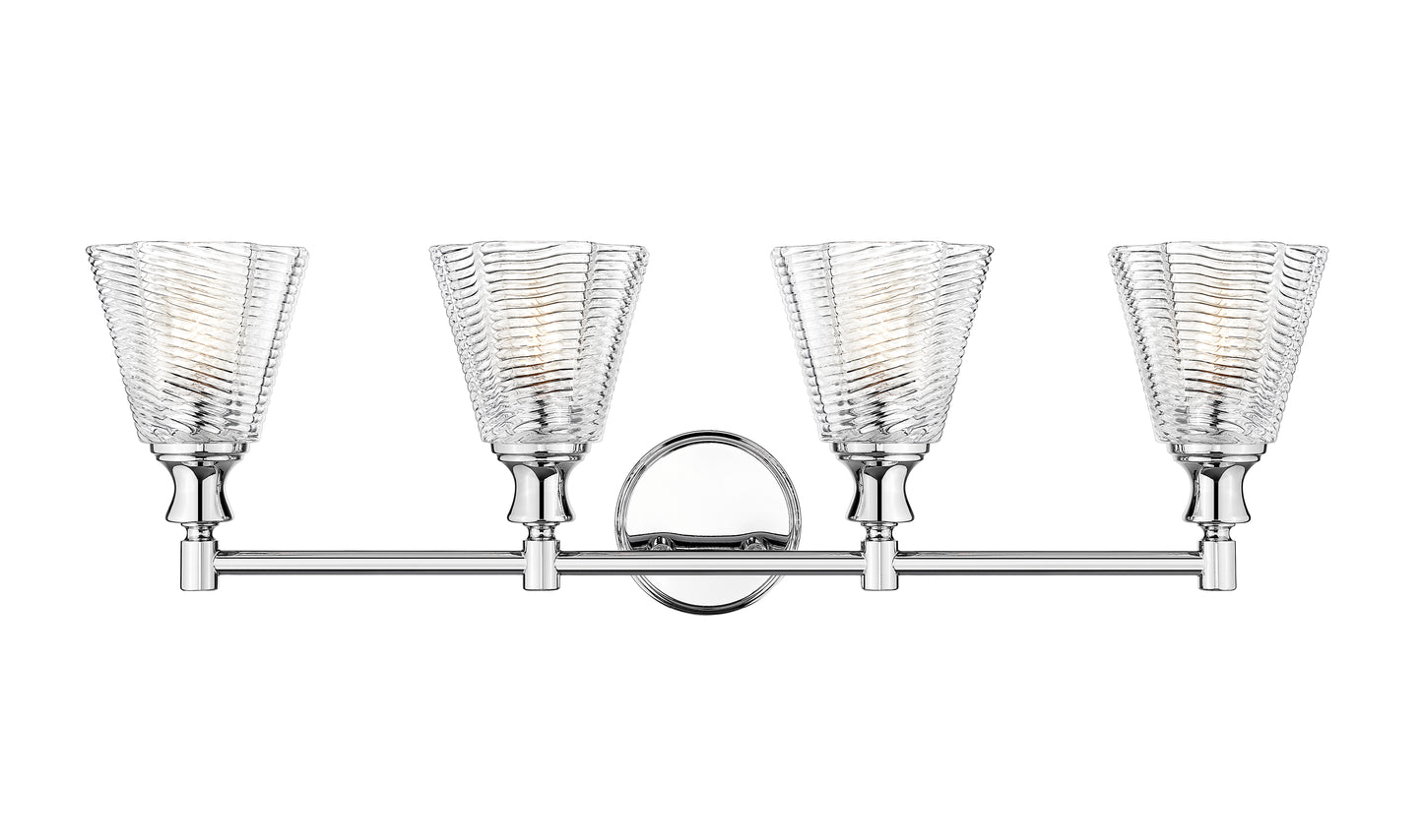 7704-4V-CH - Auden 4 Light 32" Vanity - Chrome