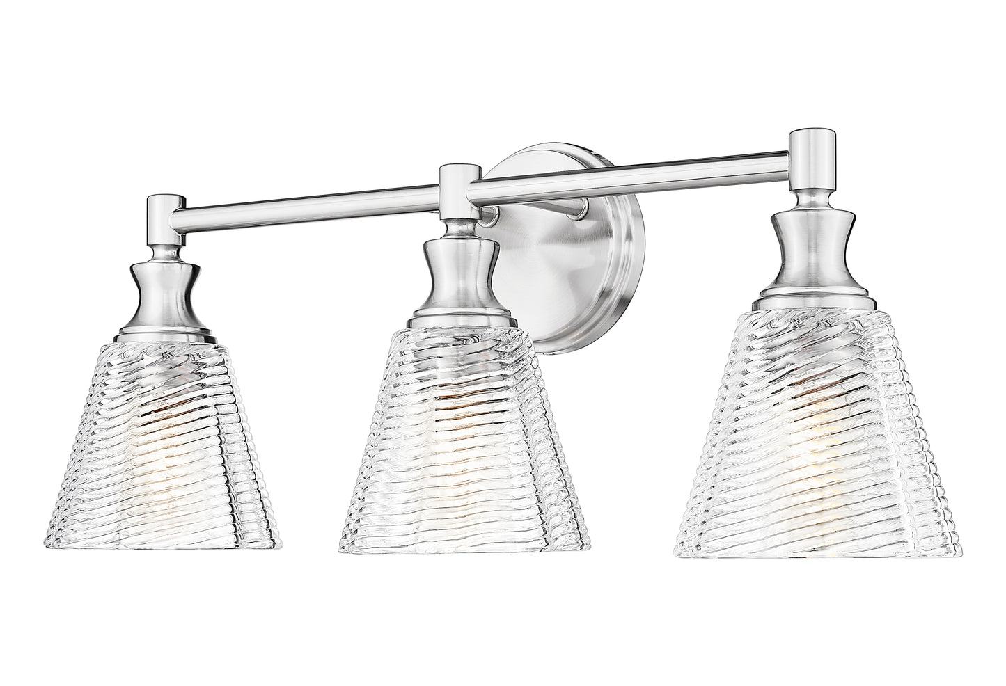 7704-3V-BN - Auden 3 Light 24" Vanity - Brushed Nickel