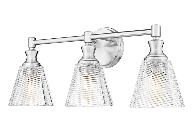 7704-3V-BN - Auden 3 Light 24" Vanity - Brushed Nickel